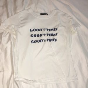 Good vibes crop top